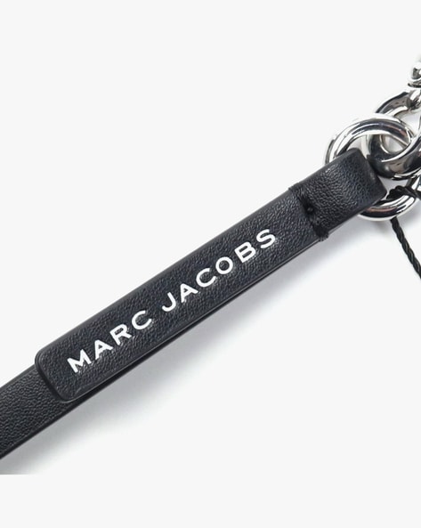 Marc Jacobs The Logo Webbing Dot Snapshot Strap Black/Gold