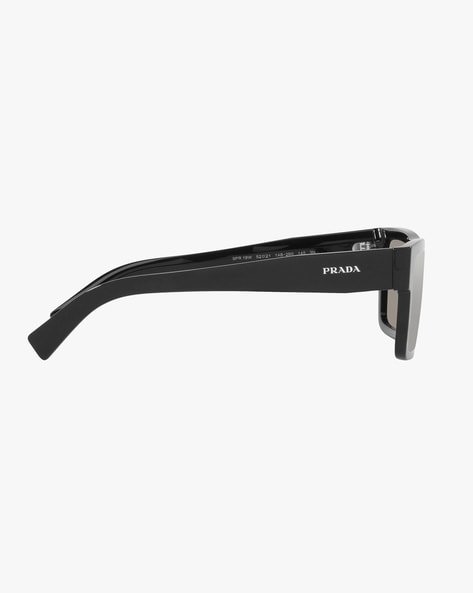 Buy PRADA 0PR 19WS Full-Rim UV-Protected Rectangular Sunglasses | Black  Color Men | AJIO LUXE