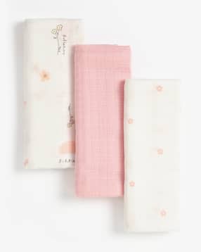 mothercare Pack of 3 Flutterby Printed Muslin Sheets-picture-42
