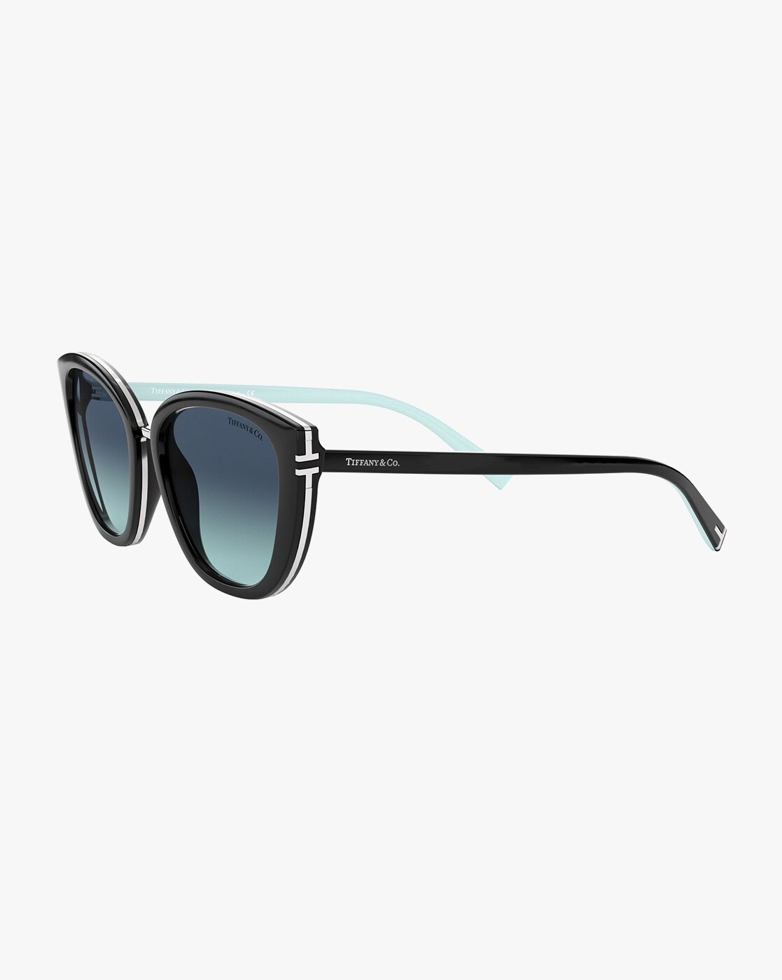 Tiffany T Sunglasses in Tiffany Blue™ Acetate with Gray Gradient Lenses |  Tiffany & Co.