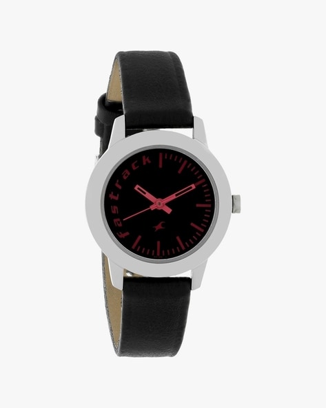 Fastrack pure black discount watches