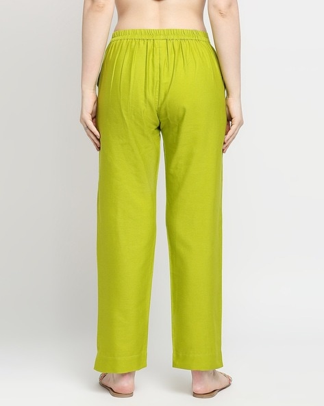 Buy Green Pants for Women by ZRI Online