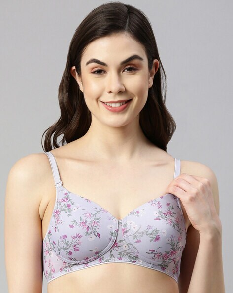 Buy Enamor Cotton Rich Padded Non Wired Racerback Multiway Bra at