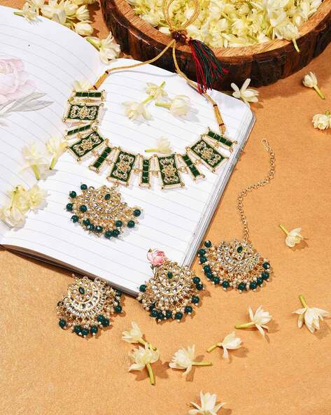 Buy Gold-Toned FashionJewellerySets for Women by SOHI Online