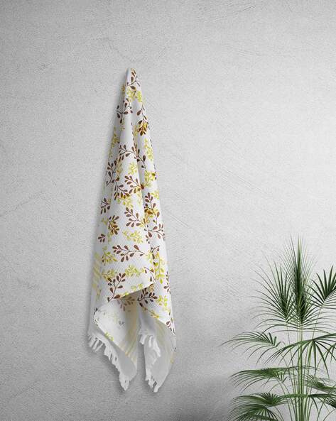 Floral bath best sale towels