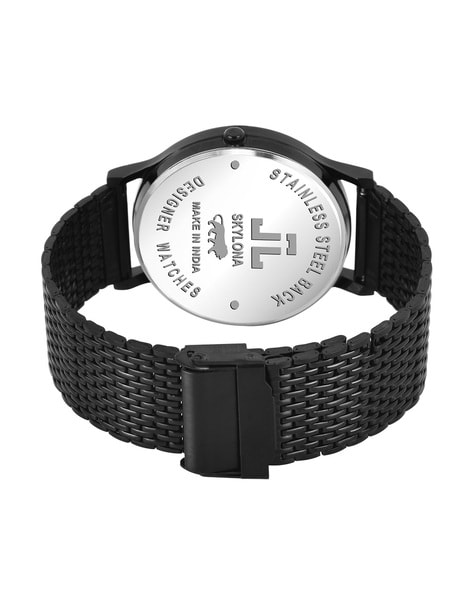 Black watch chain discount strap