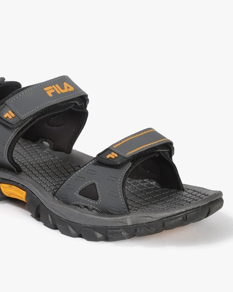 Yellow on sale fila sandals