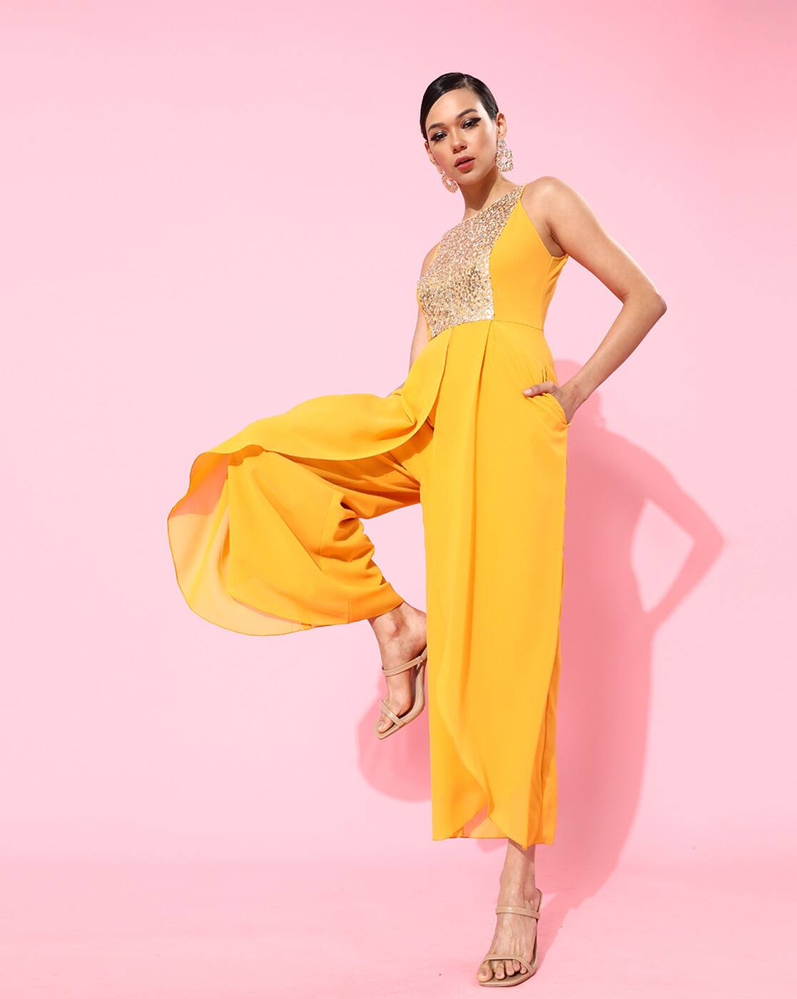 Buy Yellow Jumpsuits \u0026Playsuits for 