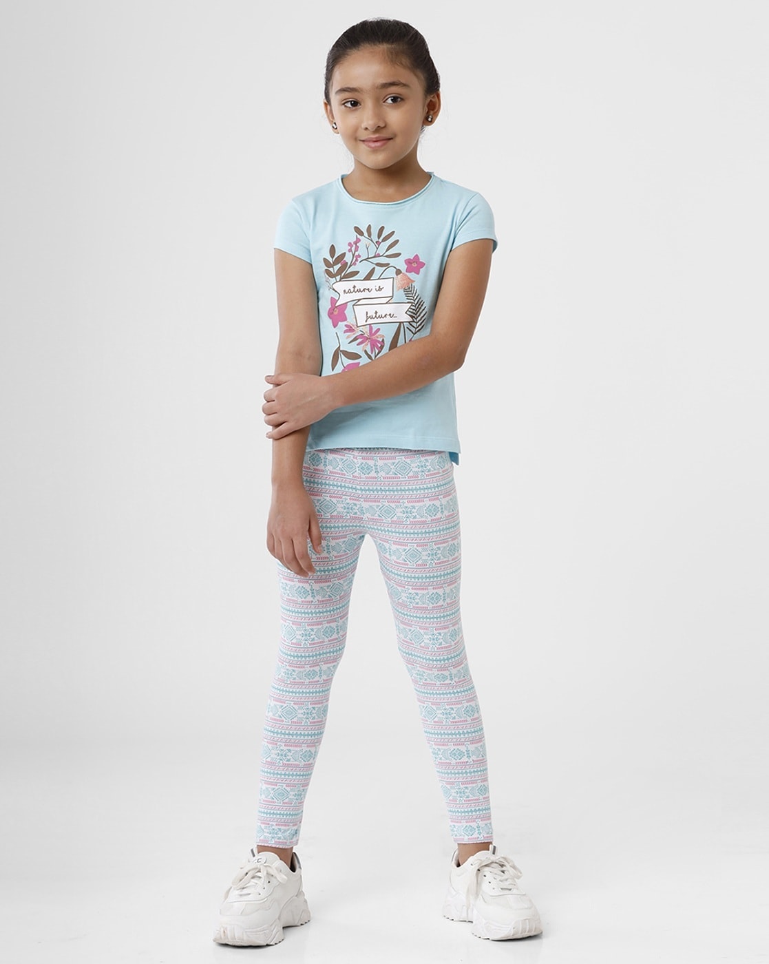 Buy White Leggings for Girls by DeMoza Online