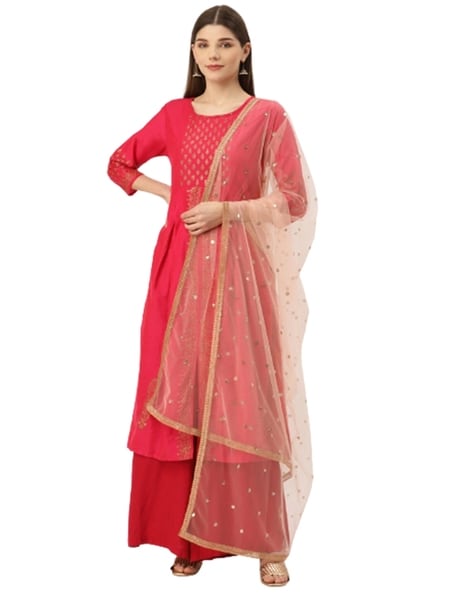 Embellished Net Dupatta Price in India