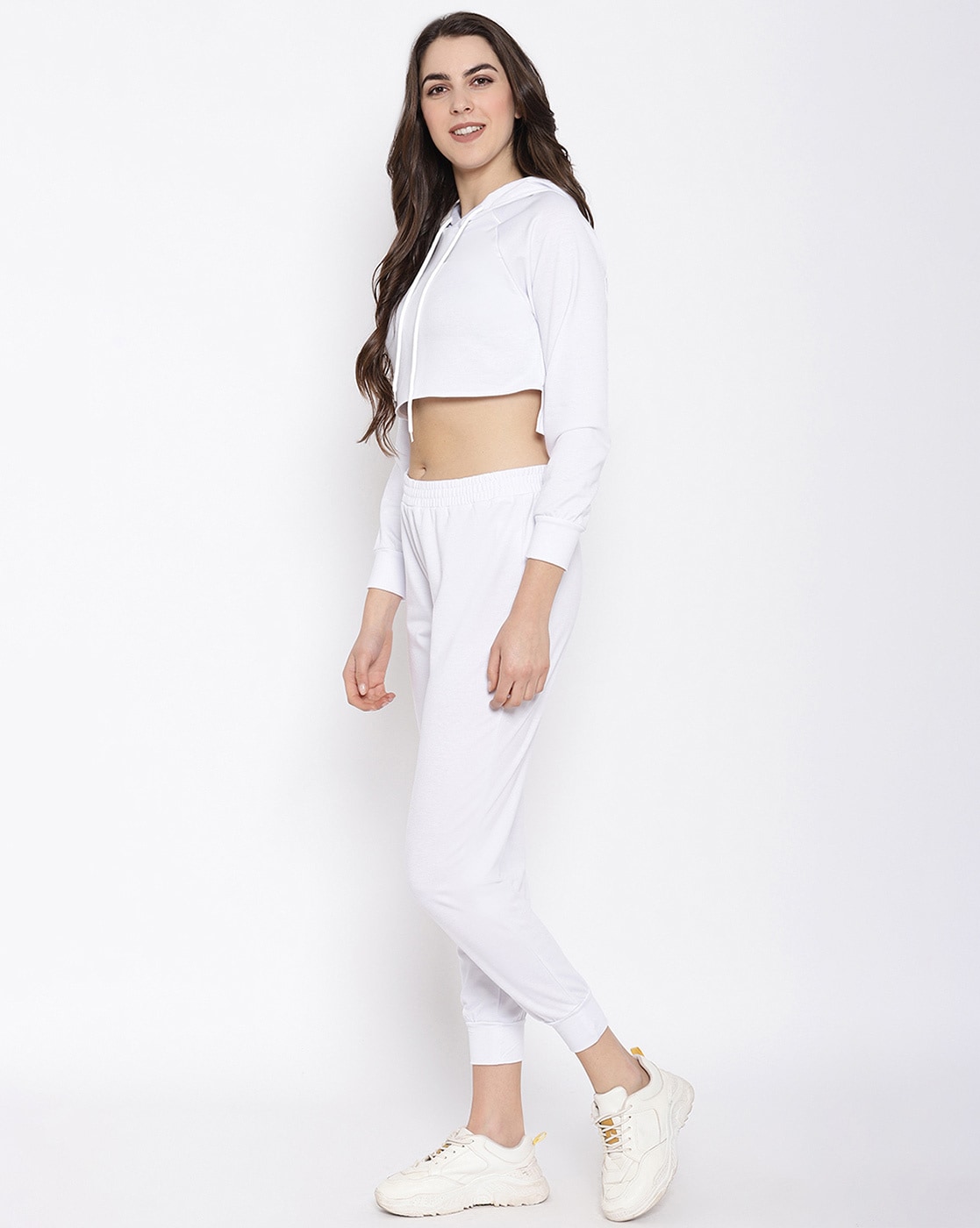 White womens jogger discount set