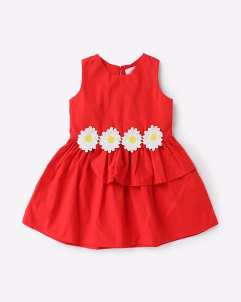 Buy Red Dresses Frocks for Girls by HOPSCOTCH Online
