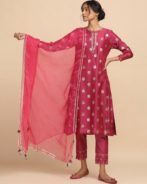 Dupatta with Contrast Border Price in India