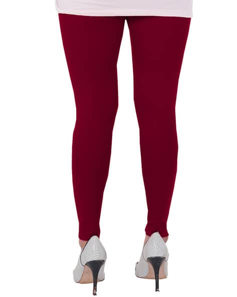 Buy Maroon Leggings for Women by Plus 