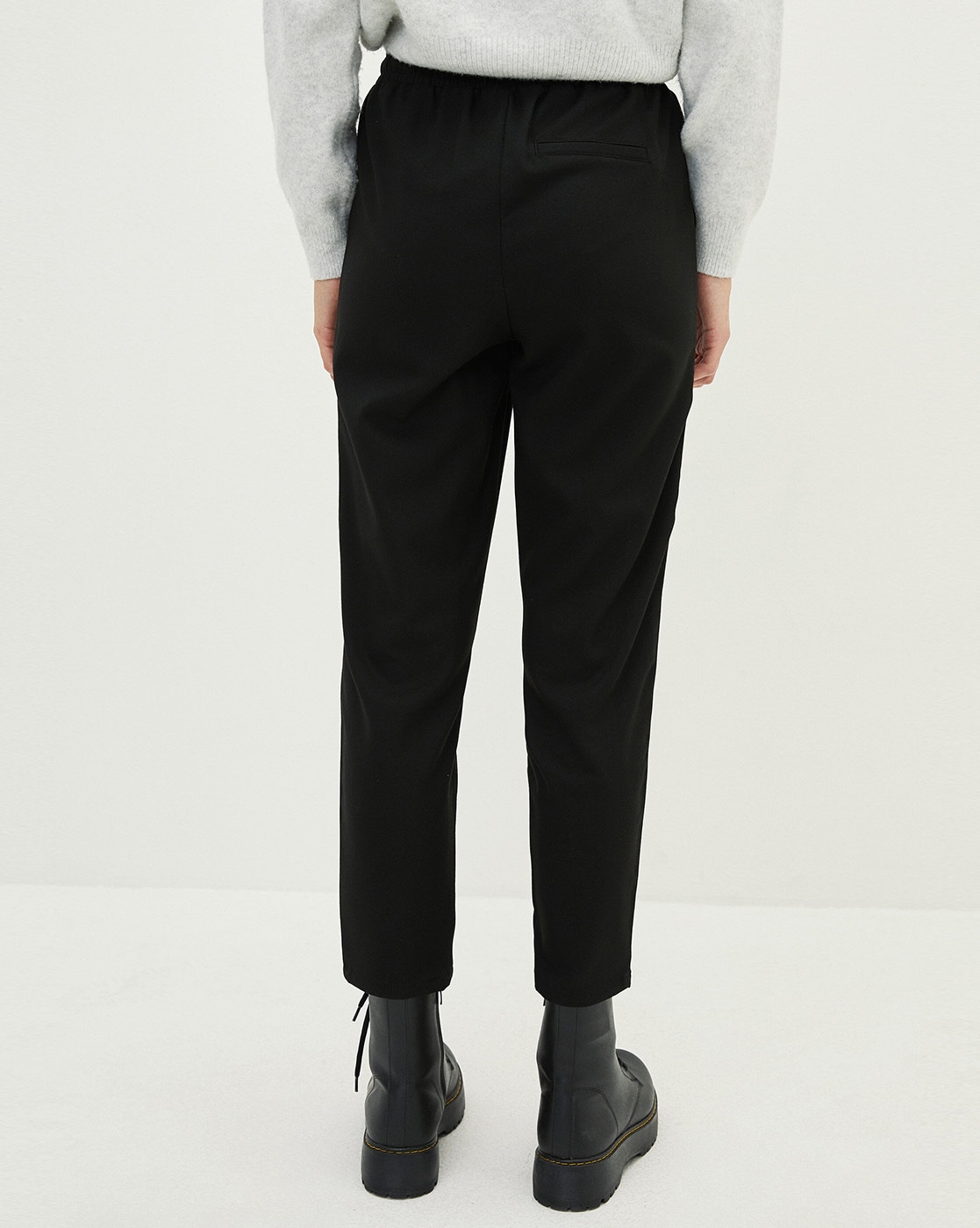 Women's High Waisted Pleat Tailored Split Hem Trousers | Boohoo UK