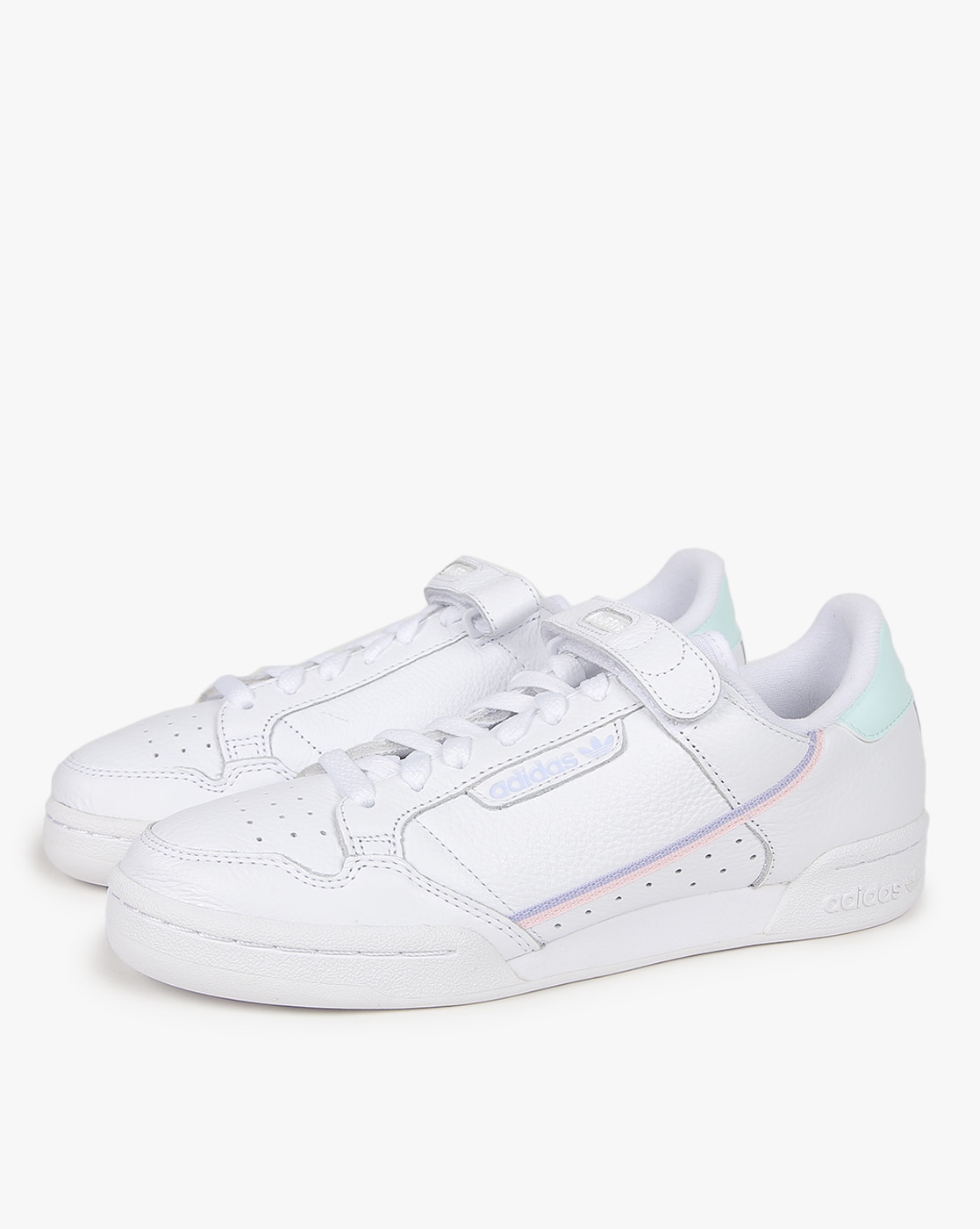 karakterisere tobak forestille Buy Adidas Originals Continental 80 Strap Shoes with Velcro Fastening |  White Color Women | AJIO LUXE