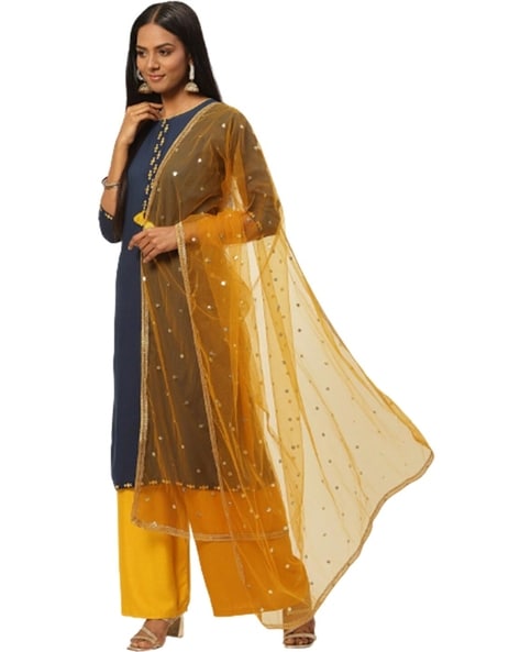 Embellished Net Dupatta Price in India