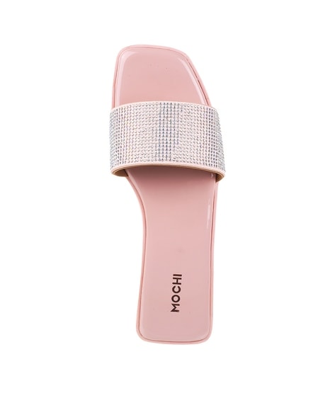 Buy Pink Flip Flop & Slippers for Women by Mochi Online