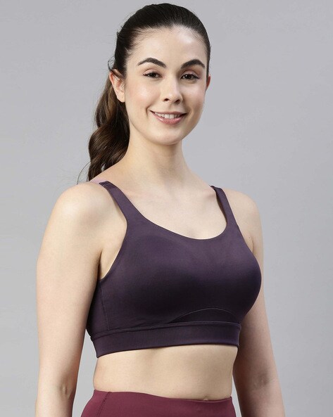 seamless running bra