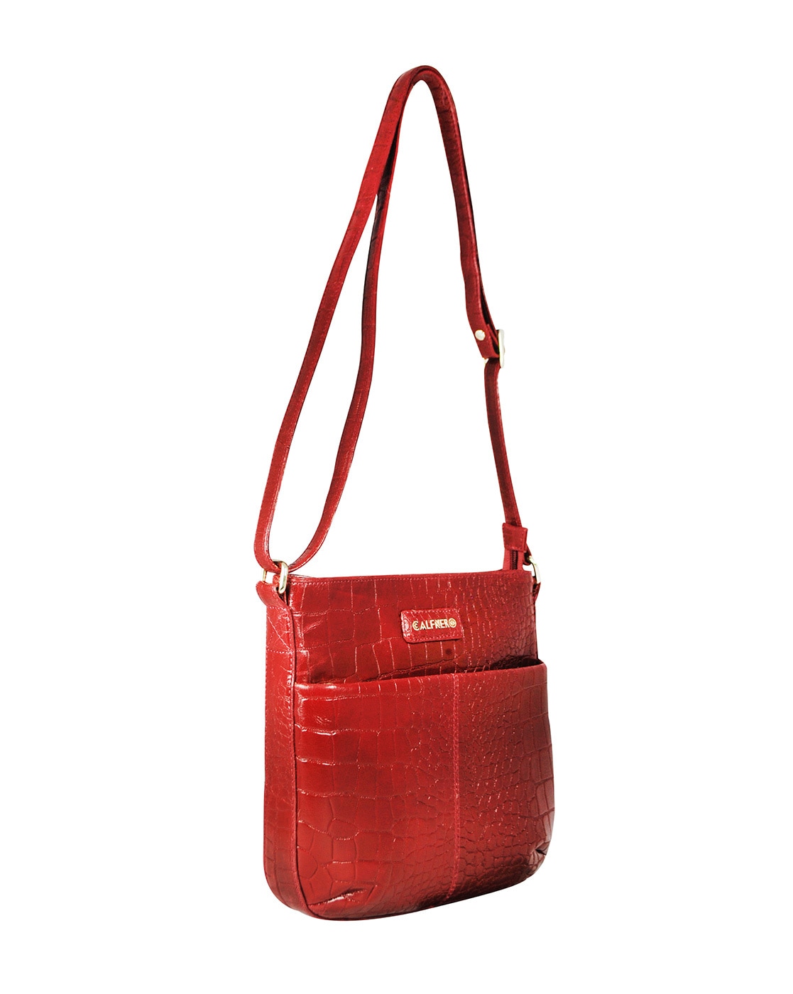 Calfnero Genuine Leather Women's Sling Bag (LV-01-Red) – www