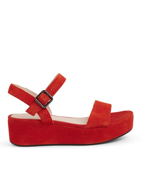 Ecco sandals womens red online