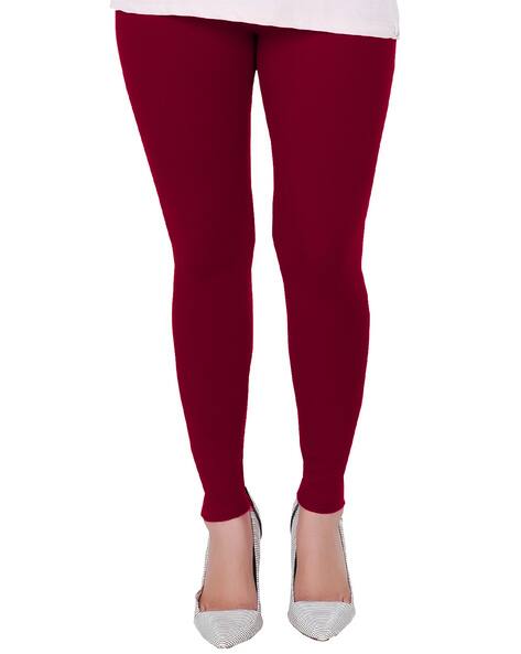 Buy Maroon Leggings for Women by Plus 