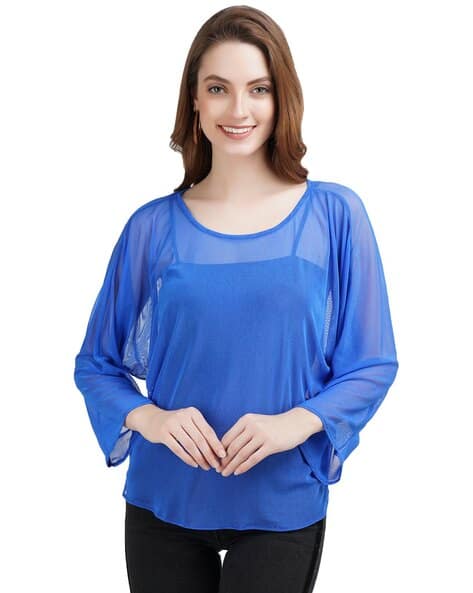 Round-Neck Cape Poncho