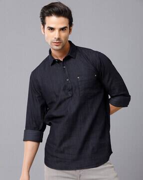 Buy Black Kurtas for Men by Prototype 
