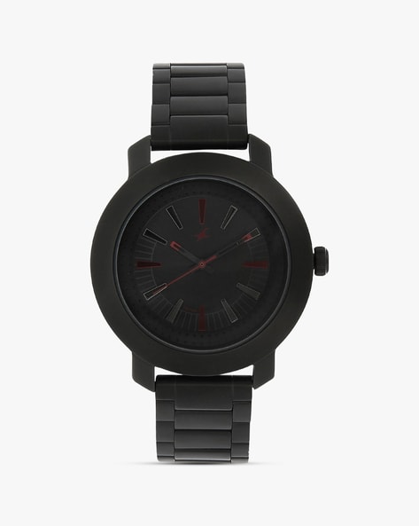 Fastrack watch for man black best sale