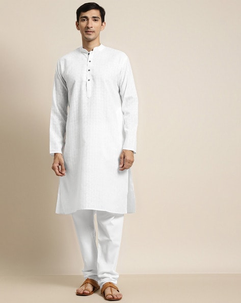 Sojanya Full-Length Sleeve Kurta Pyjama Set