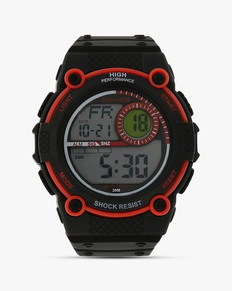 Sonata shock resistant watch online