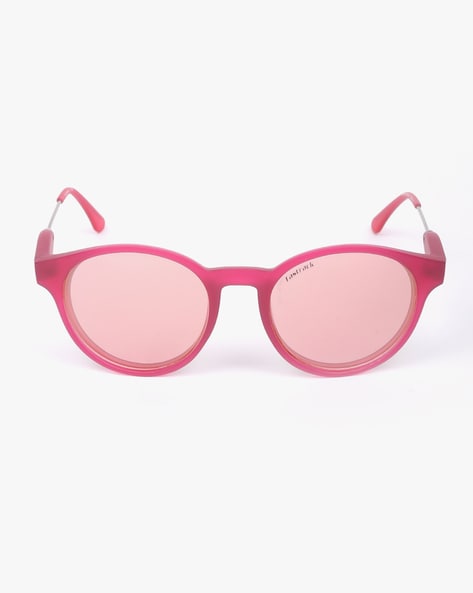 More Joy Edition I Pink Black Uni-Sex Rectangle Glasses | Le Specs