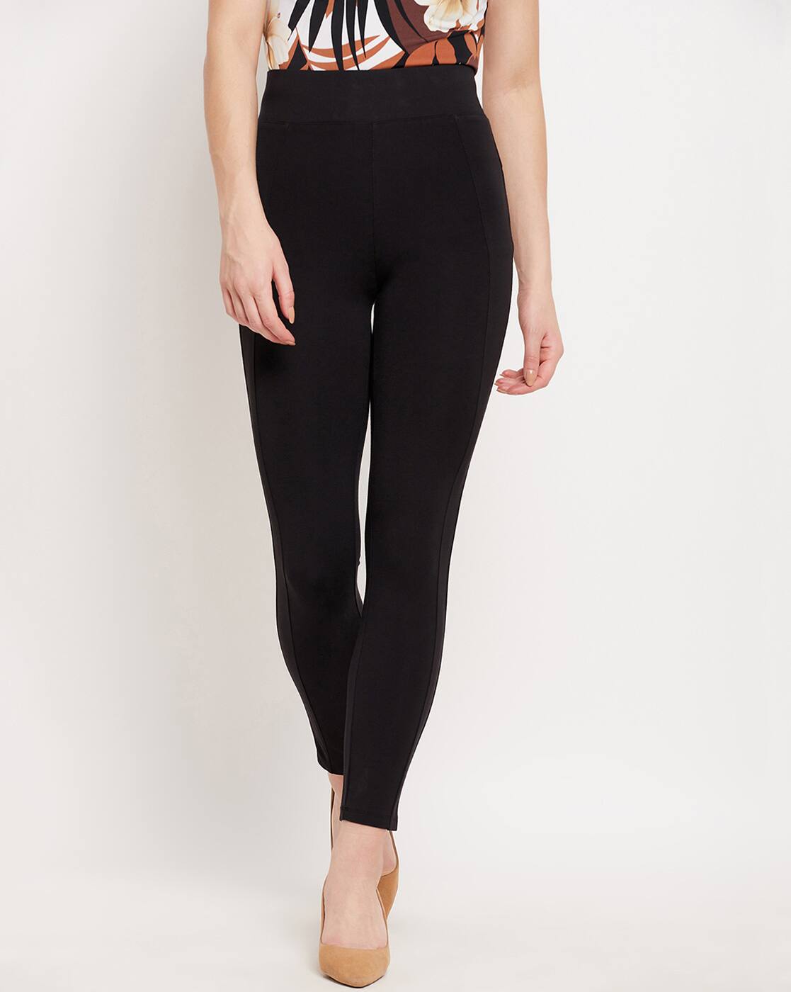Buy Black Jeans u0026 Jeggings for Women by MADAME Online | Ajio.com