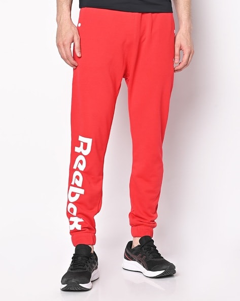 Red 2025 reebok joggers