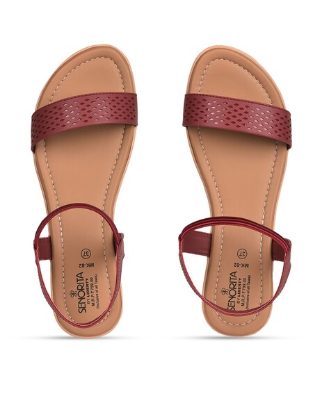 Buy Multicoloured Flat Sandals for Women by LIBERTY Online | Ajio.com