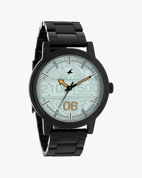 Buy Talgo Analog Round Black Dial Black Metal Strap Wrist Watch