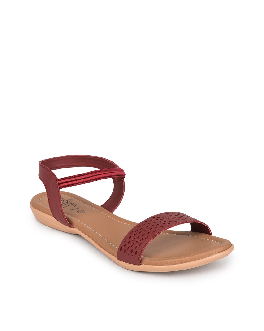 Buy Inc.5 Maroon Flat Sandals from top Brands at Best Prices Online in  India | Tata CLiQ