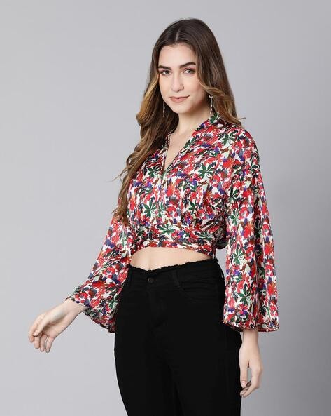 Printed Trendy Crop Top at Rs 599.00, Fancy Crop Top, Crop Top T-Shirt,  क्रॉप टॉप - Voguevally (OPC) Private Limited, Tirupati