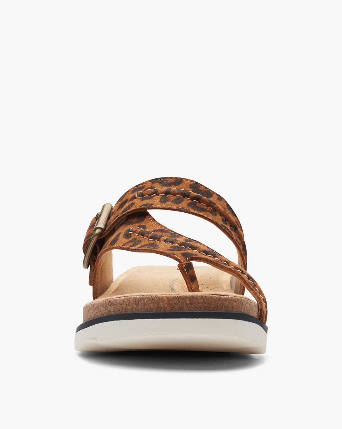 Clarks hot sale leopard sandals