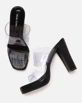 black platform heels 3 inch