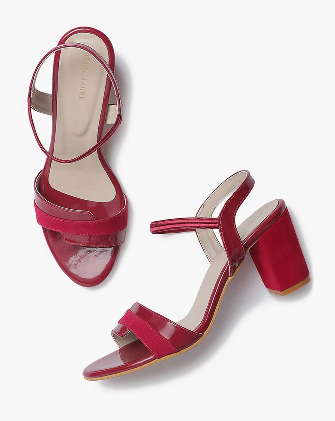 Two Part Chunky Heeled Sandals | SHEIN