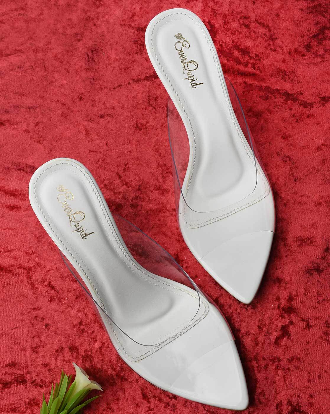 Off-White Margaux Heels by Sophia Webster on Sale