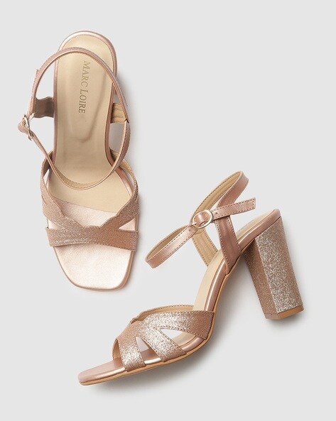 Sexy Pink Gold Chunky Heel Dress Gold Block Heel Sandals With 13CM Platform  FGHGF From Juliettee, $71.24 | DHgate.Com