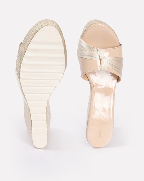 Buy Cream Heeled Sandals for Women by Marc Loire Online