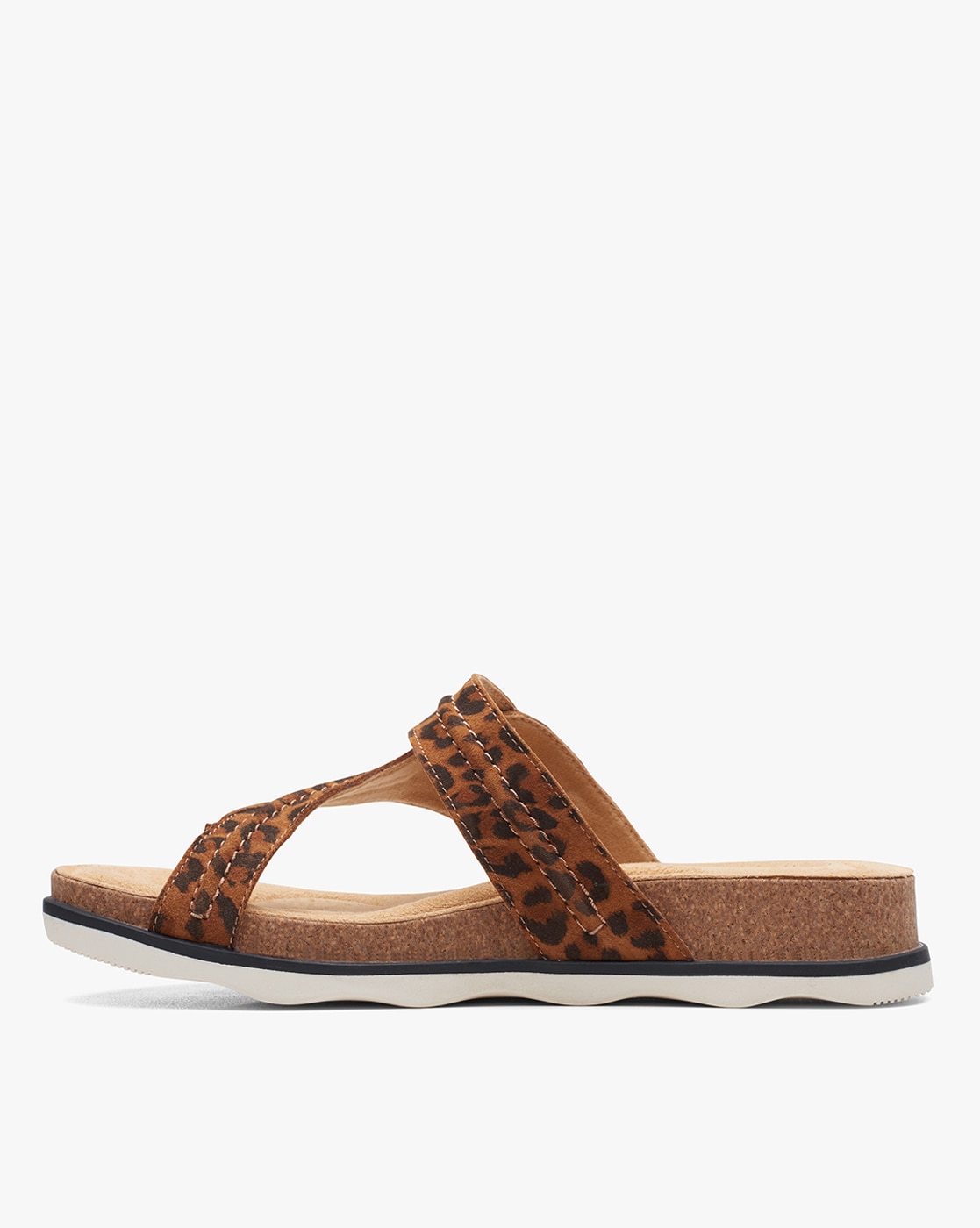 Clarks leopard deals print sandals