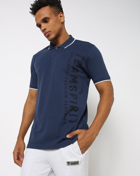 Buy Navy Tshirts for Men by Teamspirit Online