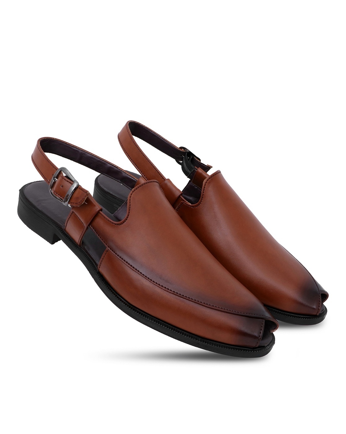Buy Cherry Oxford Peshawari ShoeSandal by PRATAP MEN at Ogaan Online  Shopping Site
