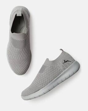 gray slip ons