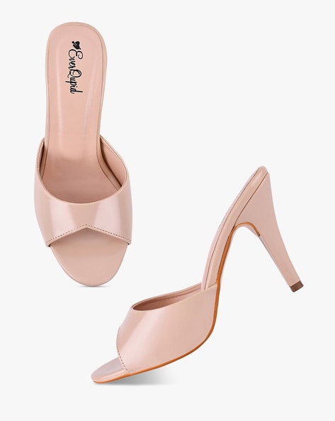 Buy Beige Heeled Shoes for Women by AJIO Online