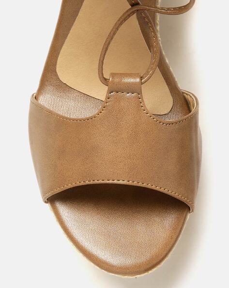 Buy Tan Heeled Sandals for Women by Marc Loire Online